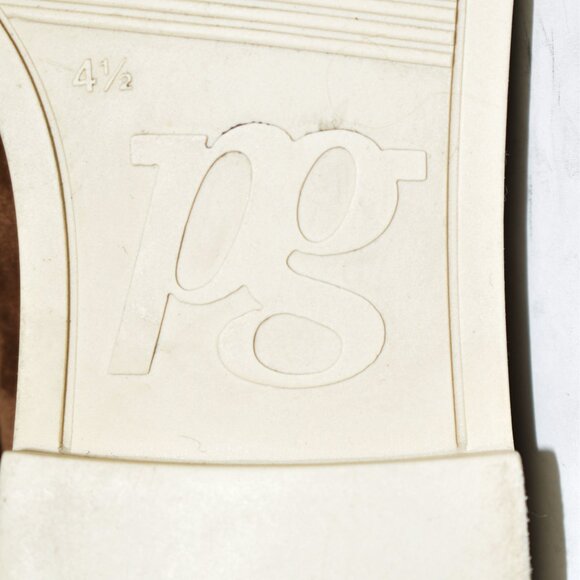 $480 Paul Green Sadie Loafer PLATFORM SLIP ON SHOES TOFFEE SUEDE 7 US (TD10)